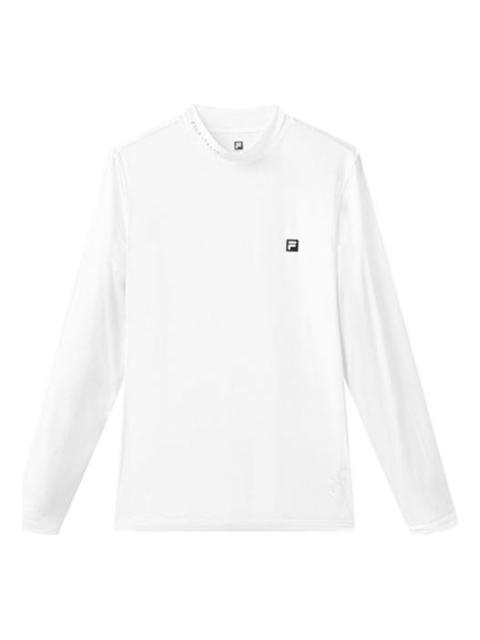 FILA FILA Athletics Series Slim Fit Round Neck Gym Long Sleeves White A11M125201F-WT