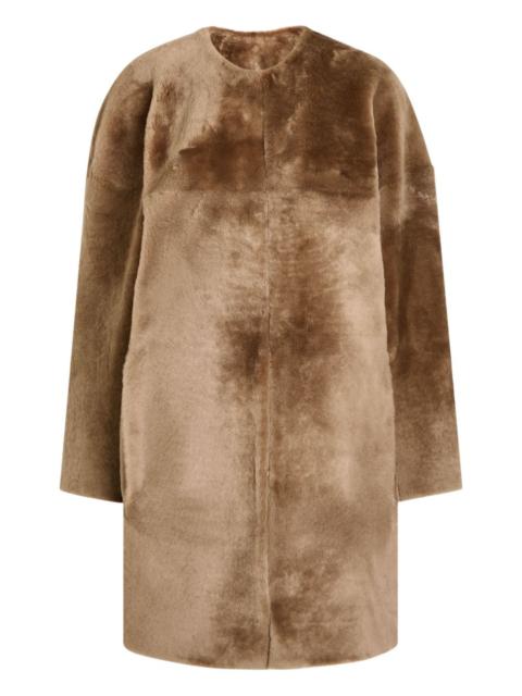 TOVE panelled oversized coat