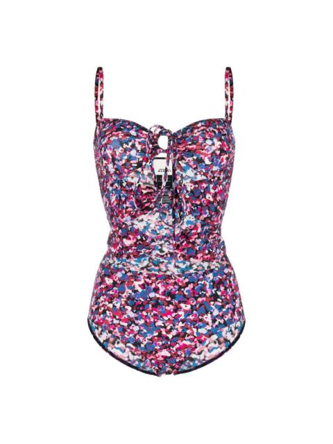 Isabel Marant abstract-print swimsuit