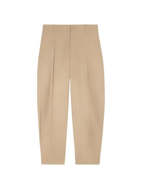 slouchy cropped trousers