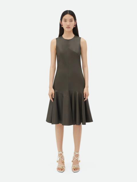 Bottega Veneta Leather Midi Dress