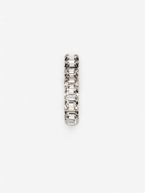 MAGDA BUTRYM Crystal earcuff in silver
