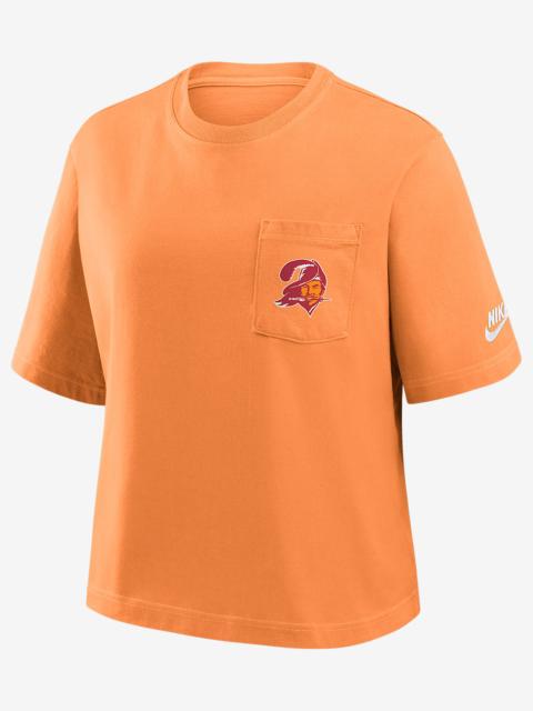 Nike Tampa Bay Buccaneers Rewind Pocket Boxy Women's Nike NFL T-Shirt