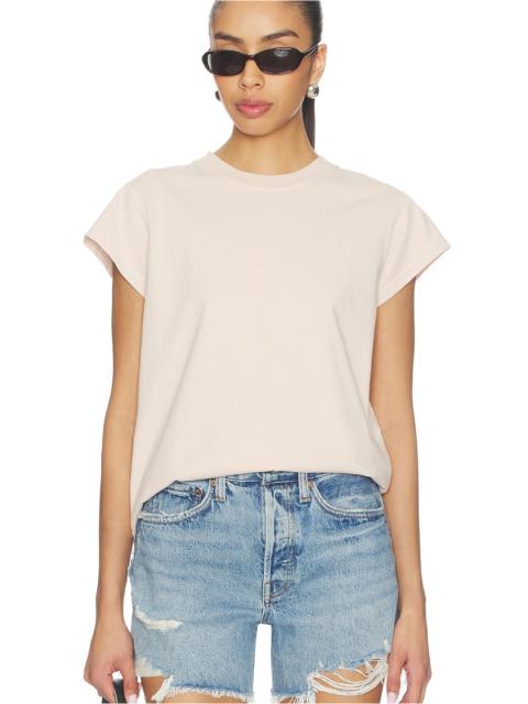 AGOLDE Bryce Cap Sleeve Tee Shirt