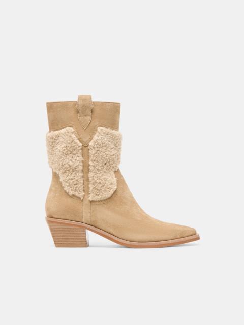dolce vita SALIL PLUSH BOOTS DK TAUPE SUEDE