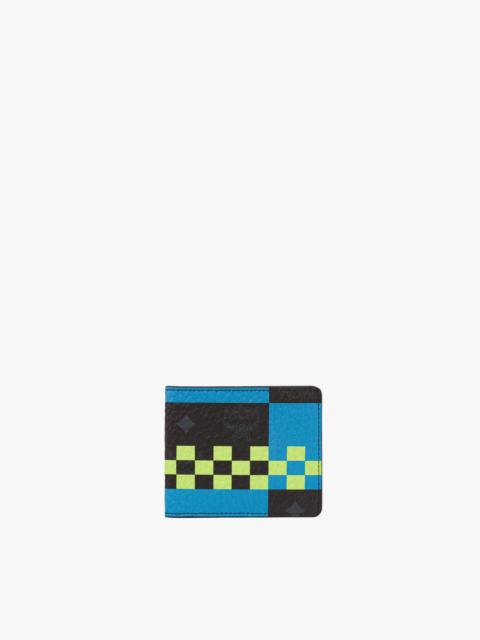 MCM Bifold Wallet in Checkerboard Visetos