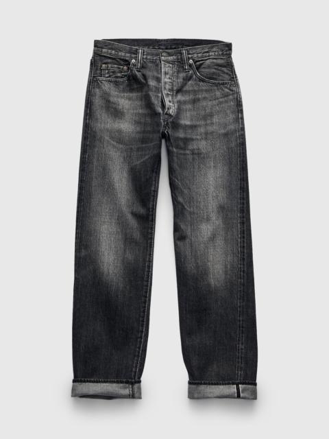 Pure Blue Japan "Natural Used Black" 14oz Washed Selvedge Denim - Regular Straight Fit