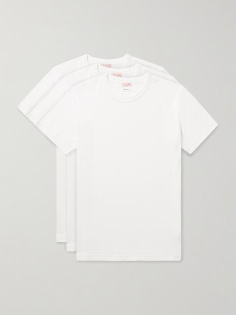 visvim Sublig Three-Pack Cotton-Blend Jersey T-Shirts
