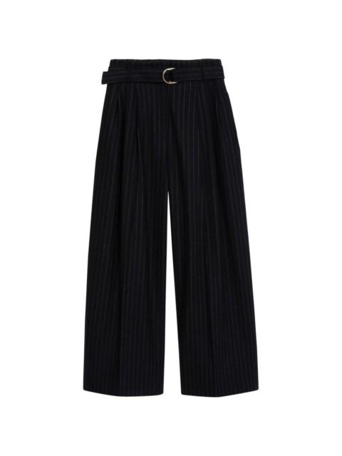3.1 Phillip Lim flannel striped wide-leg trousers