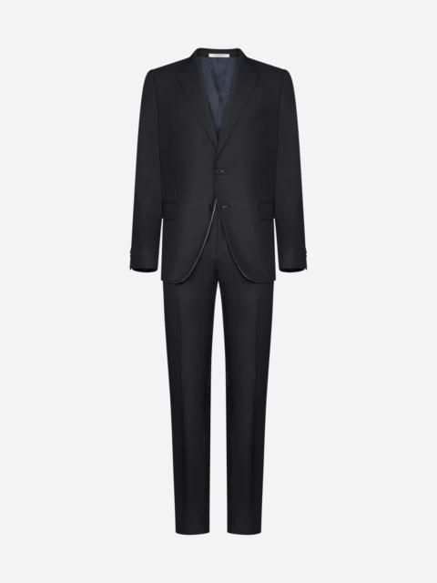 Valentino cotton slim-fit suit