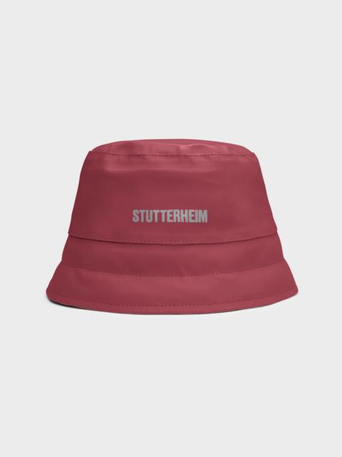 Stutterheim Skärholmen Puffer Bucket Hat Burgundy