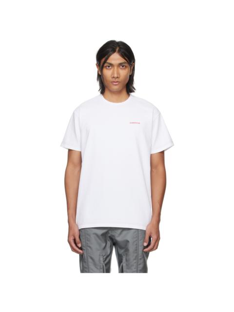 Kanghyuk White Printed T-Shirt