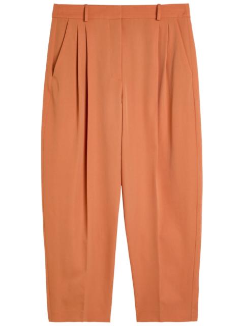 Stella McCartney Stella Mccartney Pleated Barrel-leg Wool Trousers