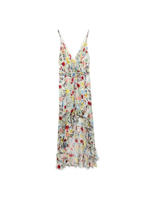 Alice + Olivia floral-print midi dress