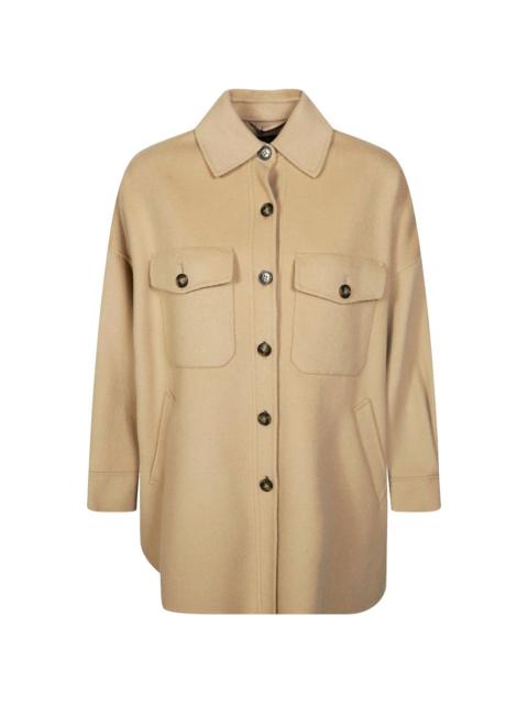 WEEKEND Max Mara buttoned flap-pocket coat