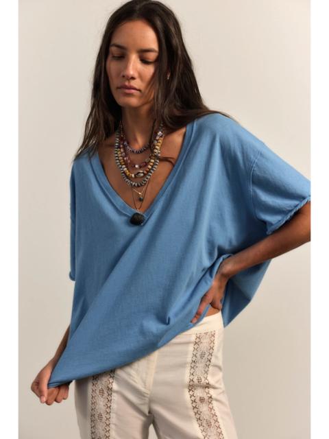 FREE PEOPLE We The Free Nina V-Neck Tee