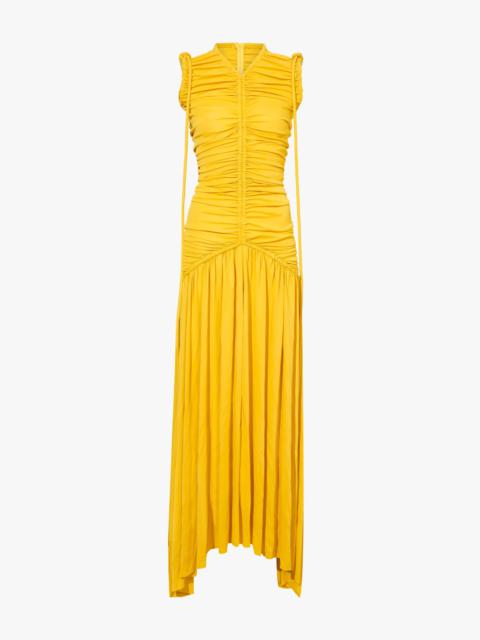 Proenza Schouler Viscose Jersey Sleeveless Ruched Dress