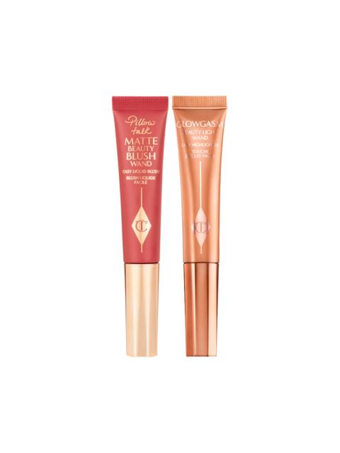 Charlotte Tilbury PILLOW TALK GLOW & BLUSH BEAUTY WAND KIT CHEEK KIT