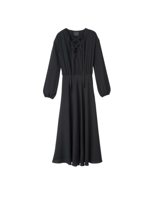 Longchamp Long dress Black - Crepe de Chine