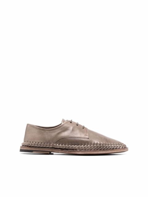 leather lace-up shoes