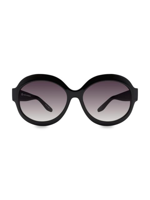 BARTON PERREIRA Women's Orleandra 59MM Round Sunglasses - Black