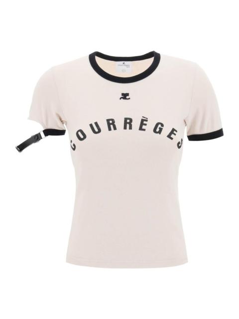 courrèges T-Shirt with buckle fast Courreges