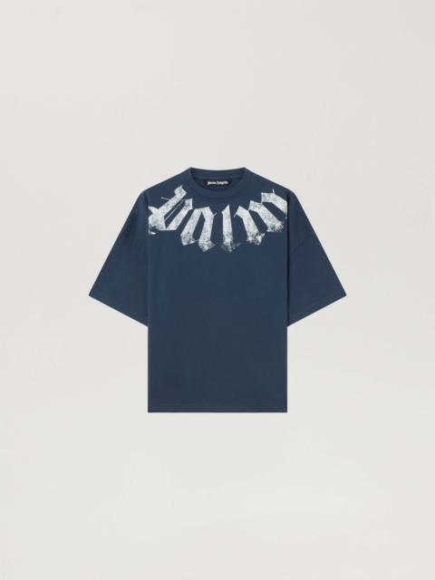 Palm Angels Big Neck Logo Loose Tee
