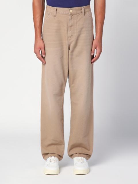 Single Knee Pant Peanut in organic cotton