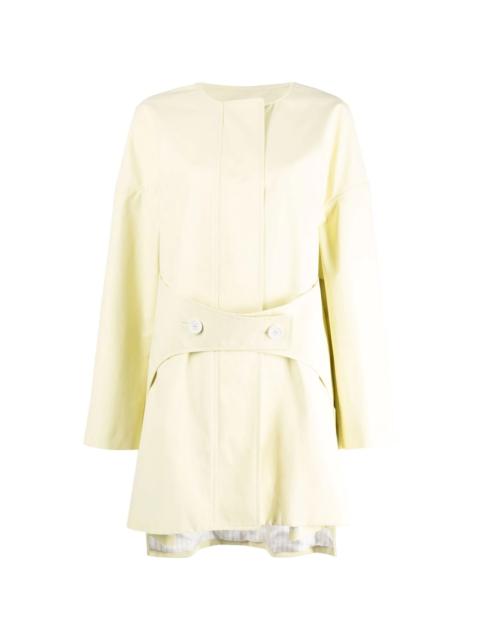 NINA RICCI button-fastening single-breasted coat