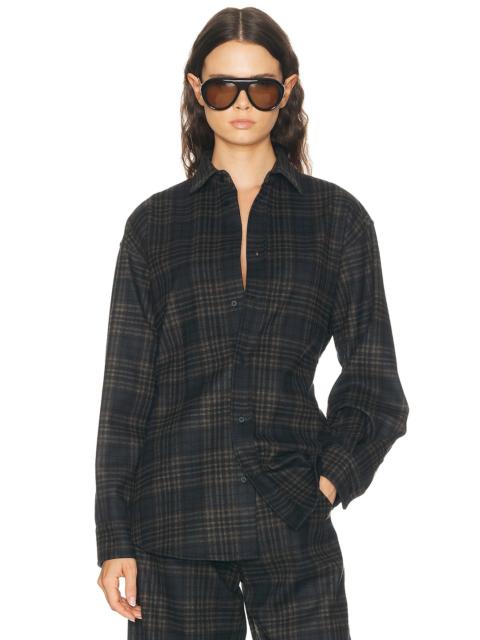 DARKPARK Anne Tartan Check Tailored Shirt