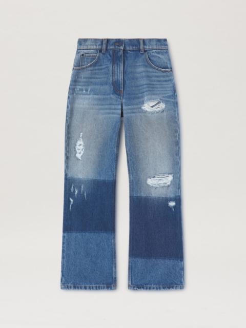 Moncler 8 MONCLER PALM ANGELS DENIM PANTS