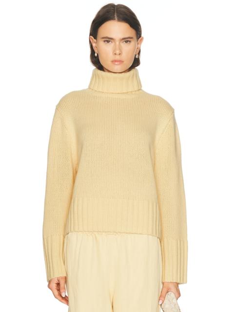 Jenni Kayne Cropped Jet Turtleneck Sweater
