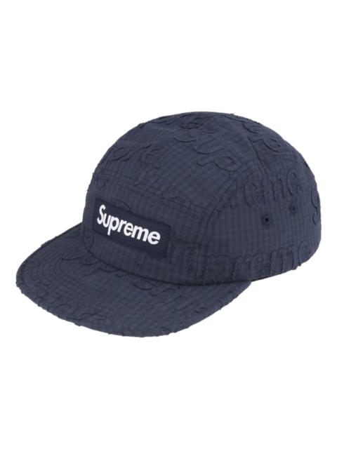 Supreme Supreme SS26 Monogram Gingham Camp Cap 'Navy' SUP-SS26-1051-NVY