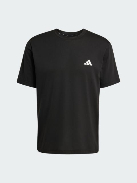 adidas WORKOUT ESSENTIALS FEELREADY 3 STRIPES T-SHIRT