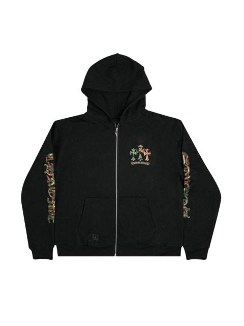Chrome Hearts Chrome Hearts Horse Zip Up Hoodie 'Black/Camo'