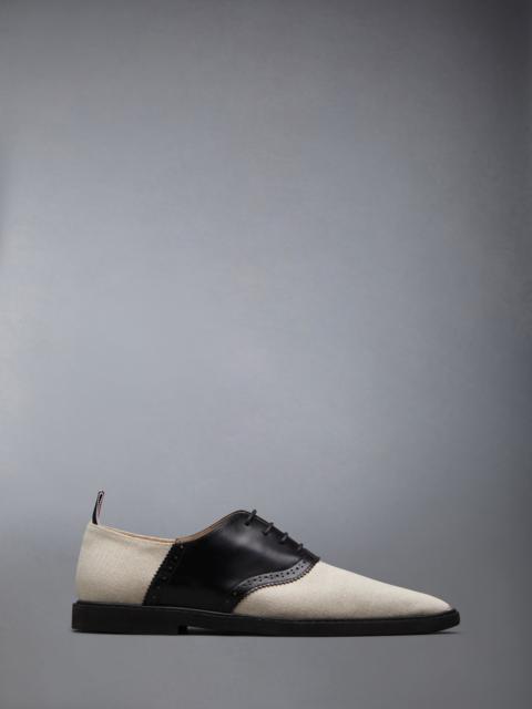 colour-block Oxford shoes