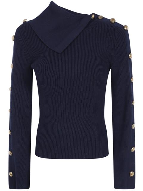 ELISABETTA FRANCHI Sweater Viscose "Tricot Round Neck"