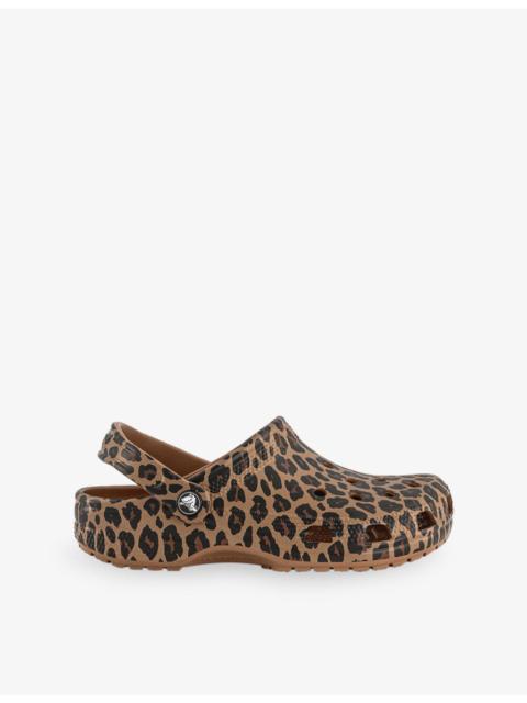 Classic Leopard Rubber Clogs