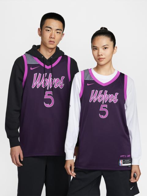 Nike Anthony Edwards Minnesota Timberwolves City Edition Men's Nike NBA Swingman Jersey