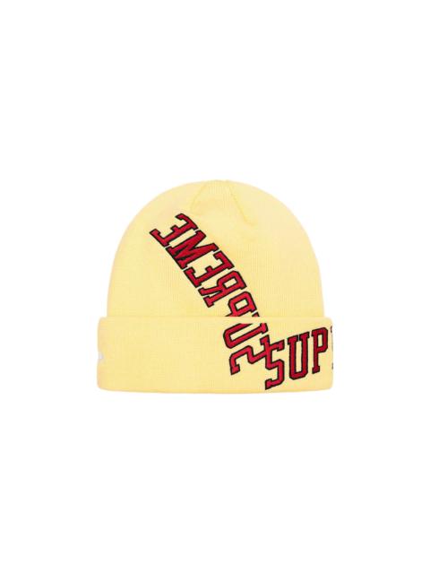 Supreme x New Era Multi Arc Beanie 'Pale Yellow'