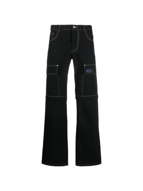 MISBHV x UFO361 straight-leg cargo trousers