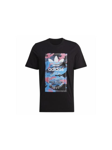 adidas adidas Graphic Camo Tee Black