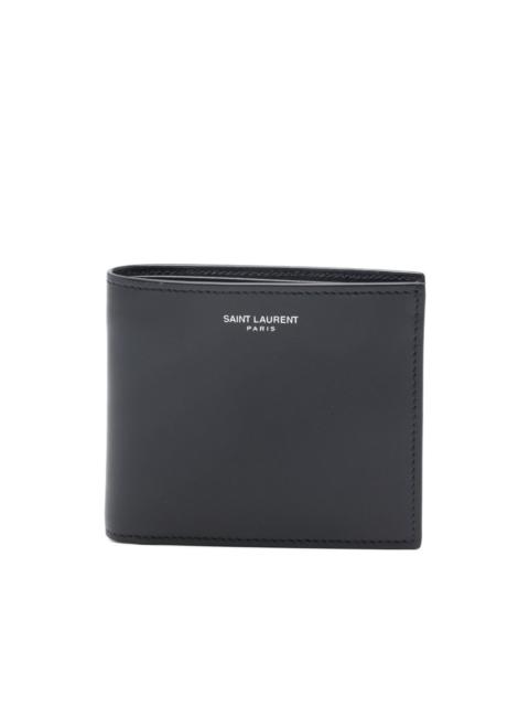 SAINT LAURENT logo wallet