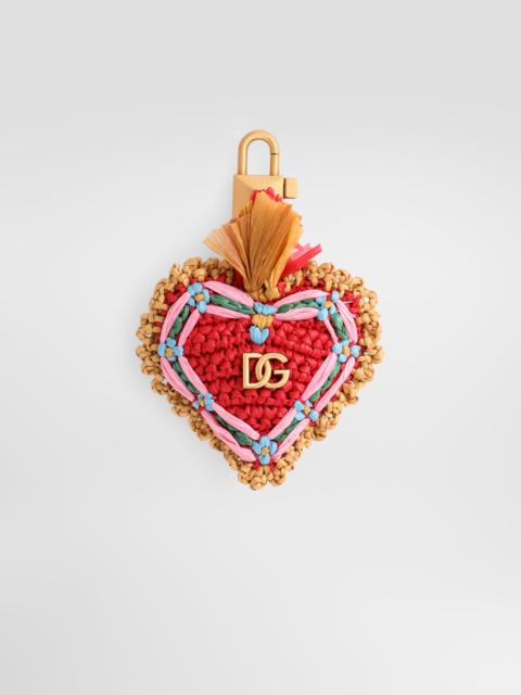 Dolce & Gabbana Keyring with raffia charm