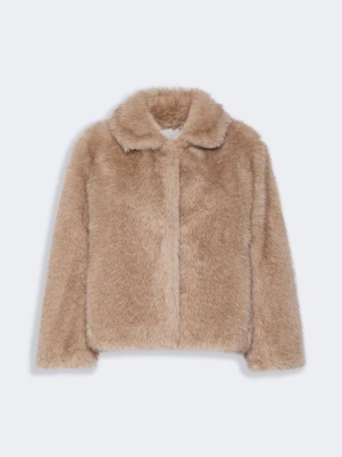 'S Max Mara ALCE Soft textured short coat - HONEY