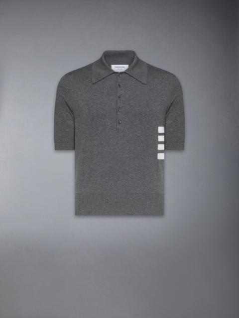 Thom Browne Cotton 4-Bar Relaxed Fit Polo