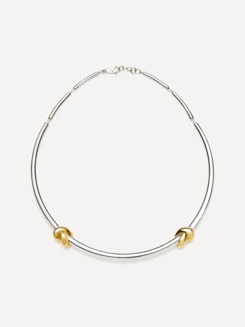 MISSOMA X Lucy Williams Mixed Metal Knot Torque Necklace