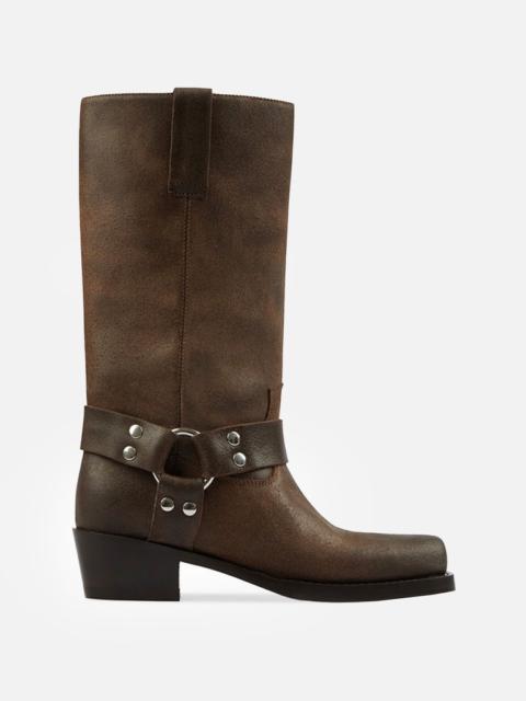 PARIS TEXAS Caramel Suede Roxy Boots | italist | REVERSIBLE