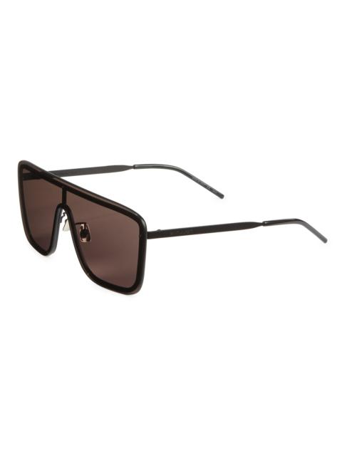 SAINT LAURENT Women's 99MM Mask Sunglasses - Black