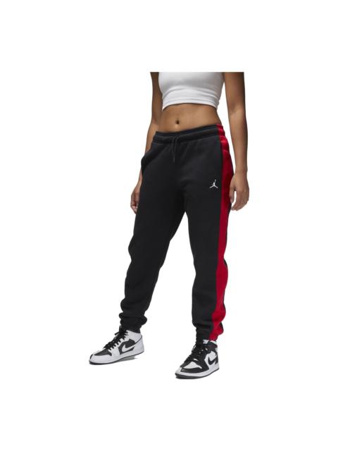Jordan (WMNS) Air Jordan Brooklyn Sweatpants 'Black Red White' FB5171-010